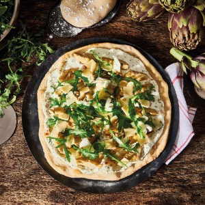 Tava pizza, otel albastru, 28 cm - de Buyer