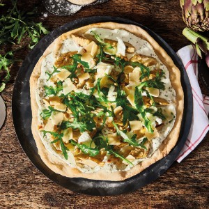 Tava pizza, otel albastru, 32,5 cm - de Buyer
