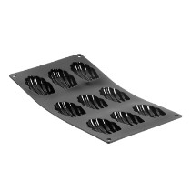 Forma pentru 9 madlene, din silicon, 30 x 17,5 cm - de Buyer