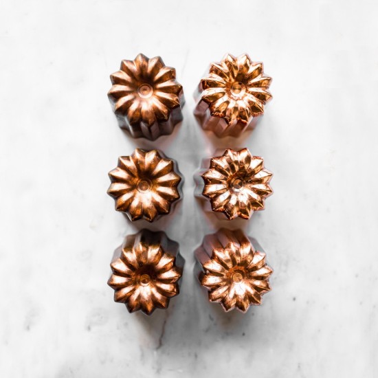 Forma de copt canneles, cupru, 4,5 x 4,2 cm - de Buyer