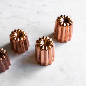 Forma de copt canneles, cupru, 4,5x4,2 cm - de Buyer