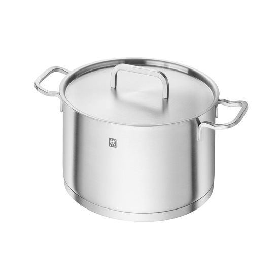 Cratita inox, cu capac, 24cm/6L, "Moment" - Zwilling