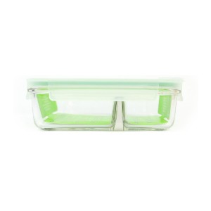 Caserola compartimentata, sticla, 920ml, "Air Type" - Glasslock