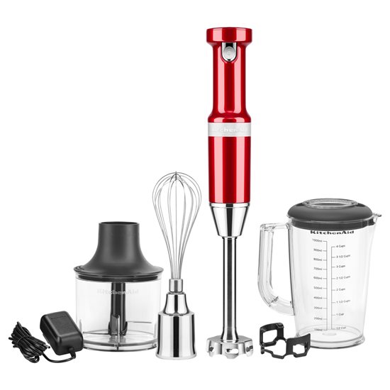 Blender vertical fara fir Artisan, Candy Apple - KitchenAid