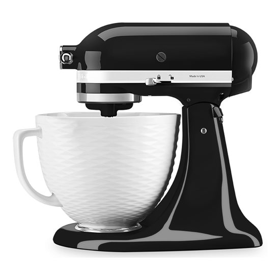 Bol ceramica, 4,7L, Embossed White - KitchenAid