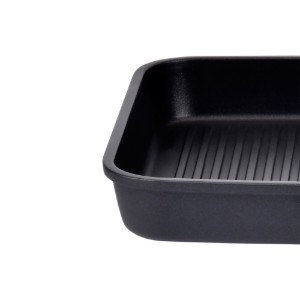 Tigaie grill, aluminiu, 28 cm, "Noble" - Zokura