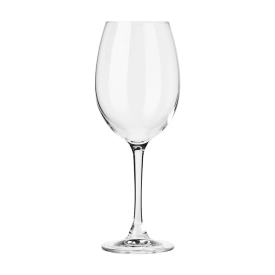 Set 6 pahare vin rosu, sticla cristalina, 360ml, "Elite" - Krosno
