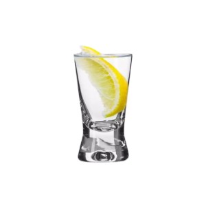 Set 6 pahare shot vodca, sticla, 25ml, "X-line" - Krosno