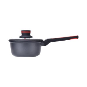 Cratita aluminiu, cu capac sticla, 16cm/1,1L "Noble" - Zokura