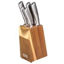 Set cutite 6 piese, suport magnetic - Zokura
