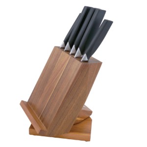 Set cutite 6 piese, suport rotativ - Zokura
