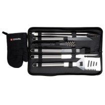 Set 8 piese pentru gratar, inox - Zokura