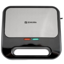 Sandwich-maker 3 in 1, 2 felii, 800W - Zokura