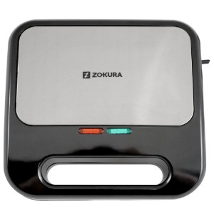 Sandwich-maker 3 in 1, 2 felii, 800W - Zokura