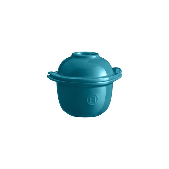 Bol cu suport pentru oua, ceramica, 11cm, Mediterranean Blue - Emile Henry