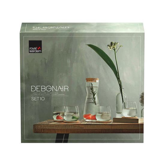 Set 10 piese, sticla, "Debonair" - Royal Leerdam
