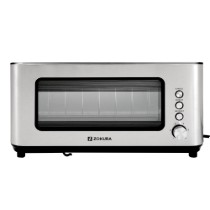 Prajitor de paine 2 felii cu fereastra din sticla, 1200W - Zokura