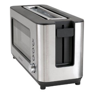 Prajitor de paine 2 felii cu fereastra din sticla, 1200W - Zokura
