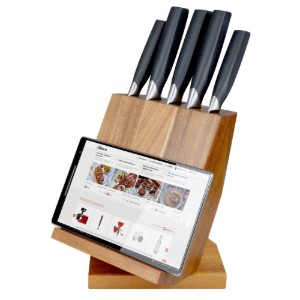 Set cutite 6 piese, suport rotativ - Zokura