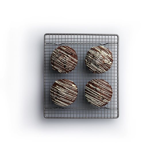 Gratar racire, otel carbon, 26 x 23 cm - Kitchen Craft