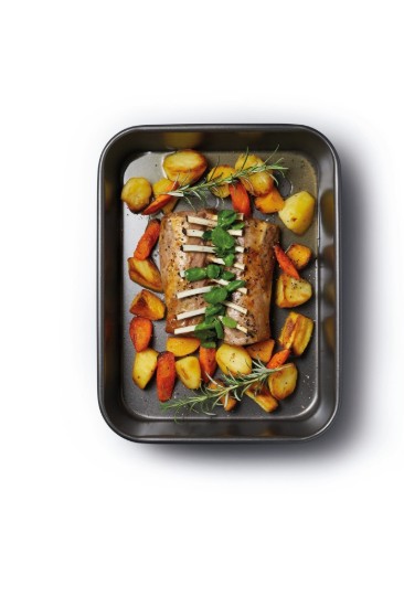 Set 2 tavi pentru cuptor, otel-carbon, “MasterClass” - Kitchen Craft