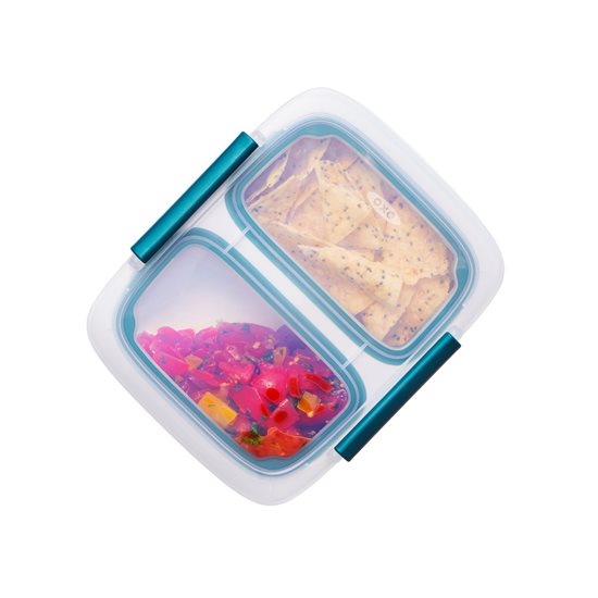 Caserola, cu 2 compartimente, plastic, 19,1 x 15,2 cm, "Prep&Go" - OXO