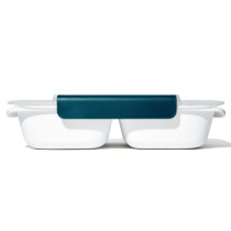 Caserola, cu 3 compartimente, plastic, 26,7 x 18,4 cm, "Prep&Go" - OXO