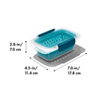 Caserola, cu strecuratoare, plastic, 17,8 x 11,4 cm, "Prep&Go" - OXO