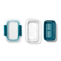 Caserola, cu strecuratoare, plastic, 17,8 x 11,4 cm, "Prep&Go" - OXO
