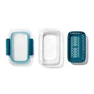Caserola, cu strecuratoare, plastic, 17,8 x 11,4 cm, "Prep&Go" - OXO