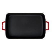 Tava fonta, 39 x 25 cm, Rosu - LAVA