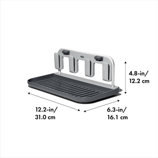 Suport uscare sticle 31 x 16 x 12,2 cm, aluminiu, "Good Grips" - OXO