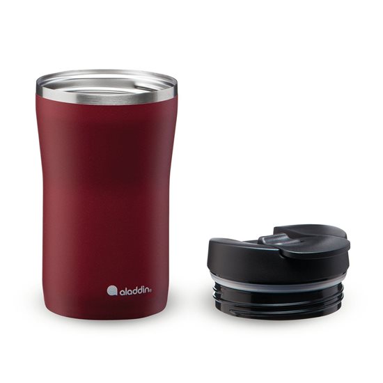 Termos inox, 250ml, "Cafe Thermavac", Burgundy Red - Aladdin