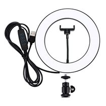 Lampa circulara 26 cm cu suport telefon