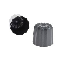 Set 4 forme pentru canneles, otel, 5,5 cm - de Buyer