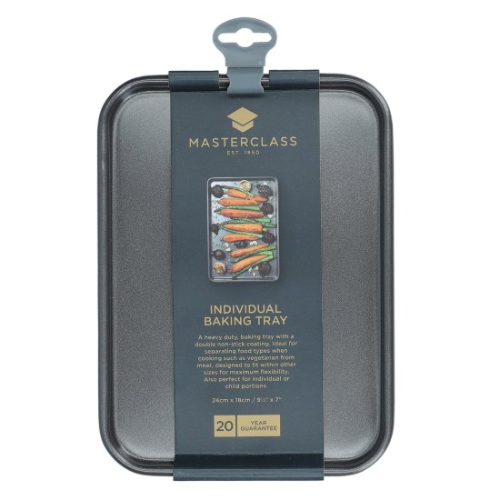 Tava de copt, otel, 24 x 18 cm, "MasterClass" - Kitchen Craft