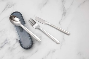 Set tacamuri calatorie, inox - Built