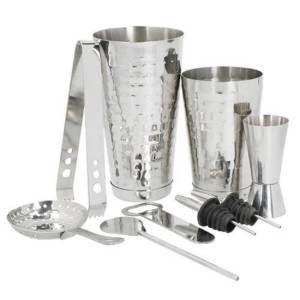 Set preparare cocktail, 8 piese, inox - BarCraft