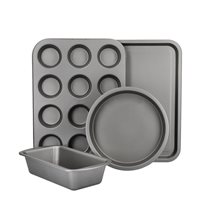 Set pentru copt 4 piese, otel carbon - Kitchen Craft