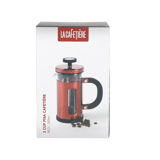 Cafetiera French Press "Pisa", 350 ml, rosu - La Cafetiere