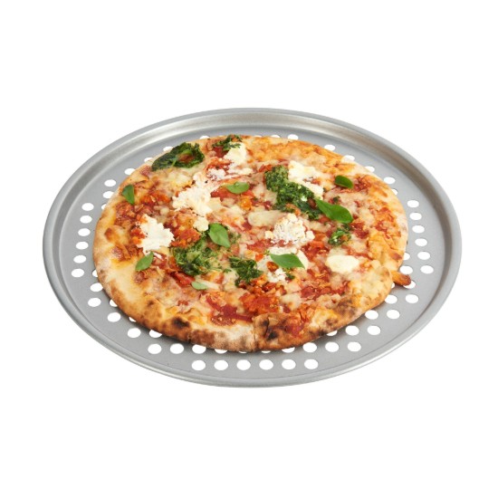 Tava pizza, perforata, otel, 33 cm - Kitchen Craft