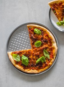 Tava rotunda pentru pizza, otel, 33 cm - Kitchen Craft