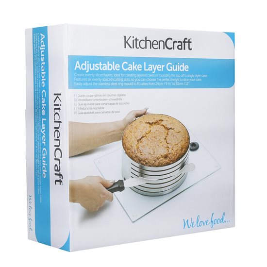 Accesoriu feliere blat, inox, 24-30 cm - Kitchen Craft