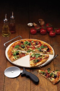 Set preparare si servire pizza, 32 cm, ceramica - Kitchen Craft