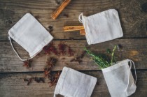 Set 4 saculeti bouquet garnis, bumbac - Kitchen Craft