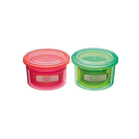 Set 7 recipiente de control portii din plastic - Kitchen Craft