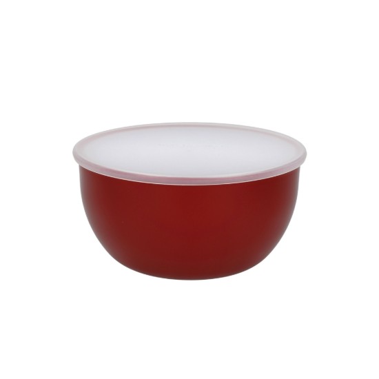 Set 4 boluri preparare, plastic, cu capac, Empire Red - KitchenAid