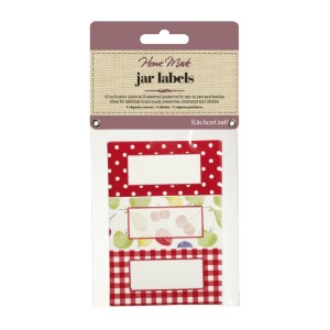 Set 30 etichete pentru borcane, model fructe - Kitchen Craft
