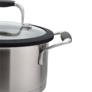 Cratita inox, cu capac, 22cm/4,1L - Zokura