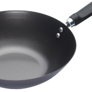 Tigaie wok, otel-carbon, 26,5 cm - Kitchen Craft